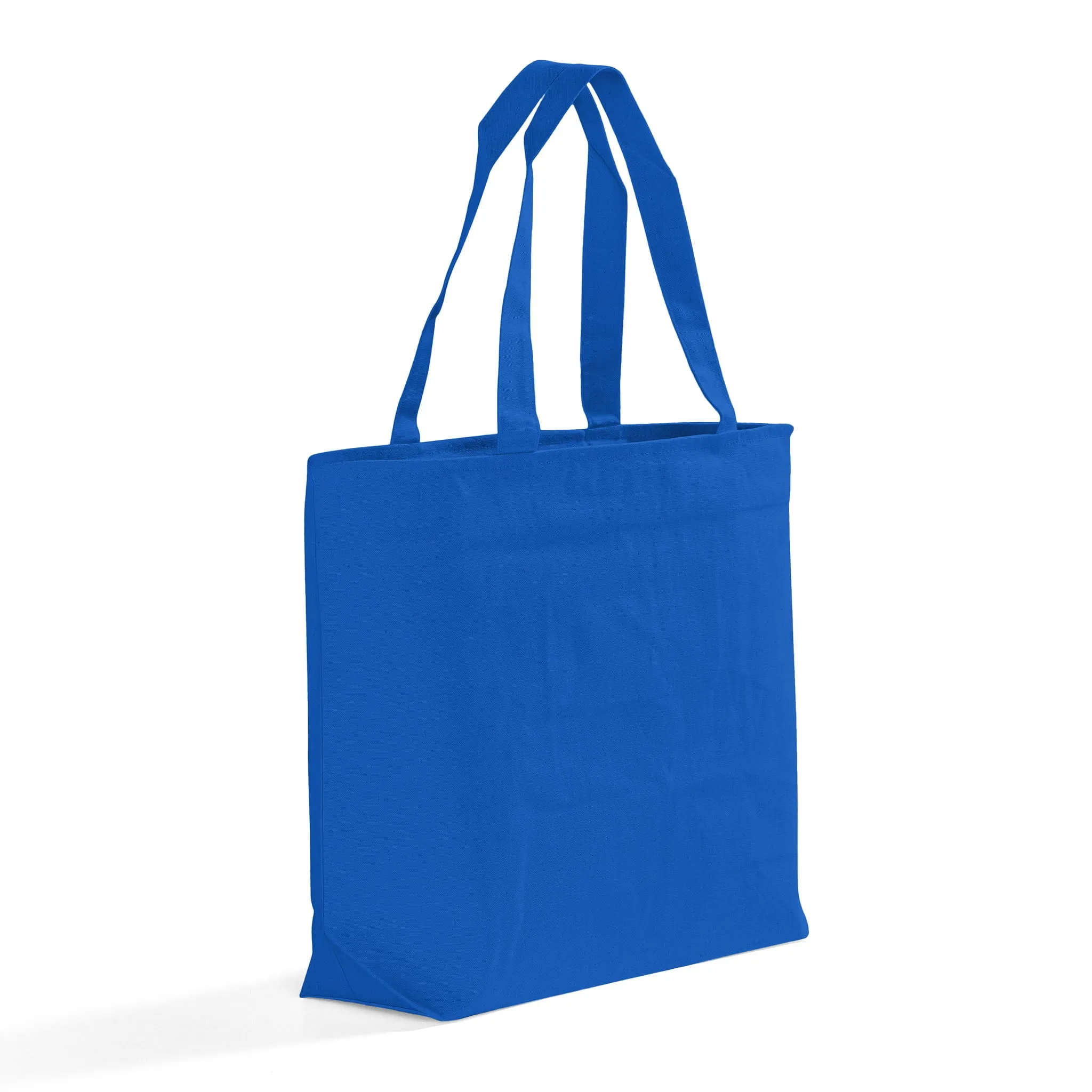 Zippered Canvas Tote Bags with Inside Zippered Pocket - TG261