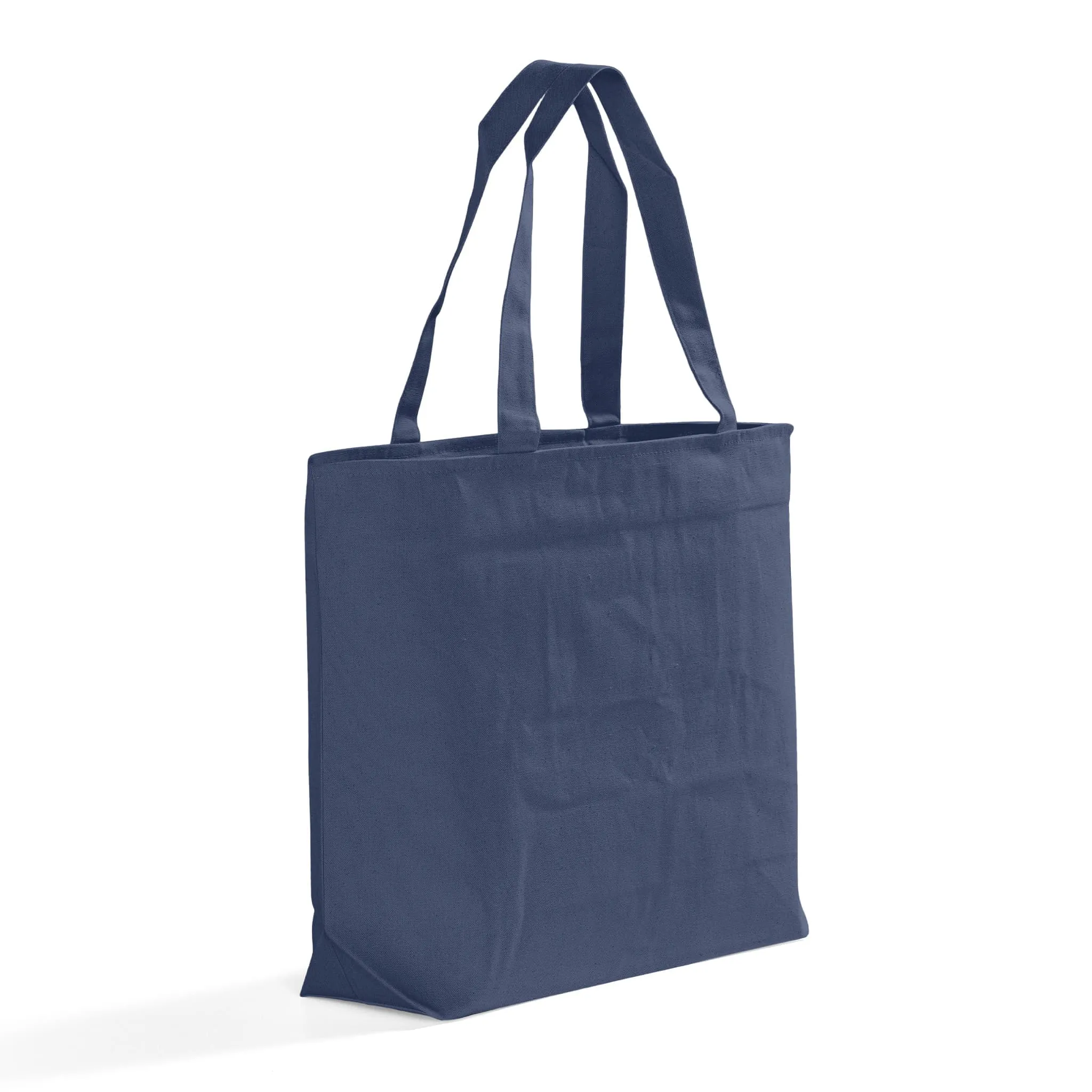 Zippered Canvas Tote Bags with Inside Zippered Pocket - TG261