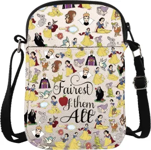 ZJXHPO Evil Queen Cross Body Bag Fairest Of Them All Messenger Bag Magic Mirror Villain Shoulder Bag Bad Witch Gift